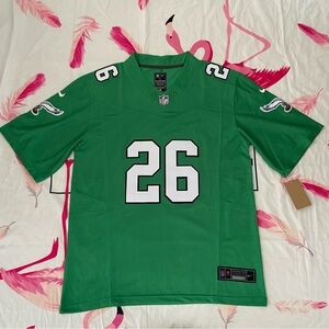 NFL Philadelphia Eagles Saquon Barkley #26 Green Jersey